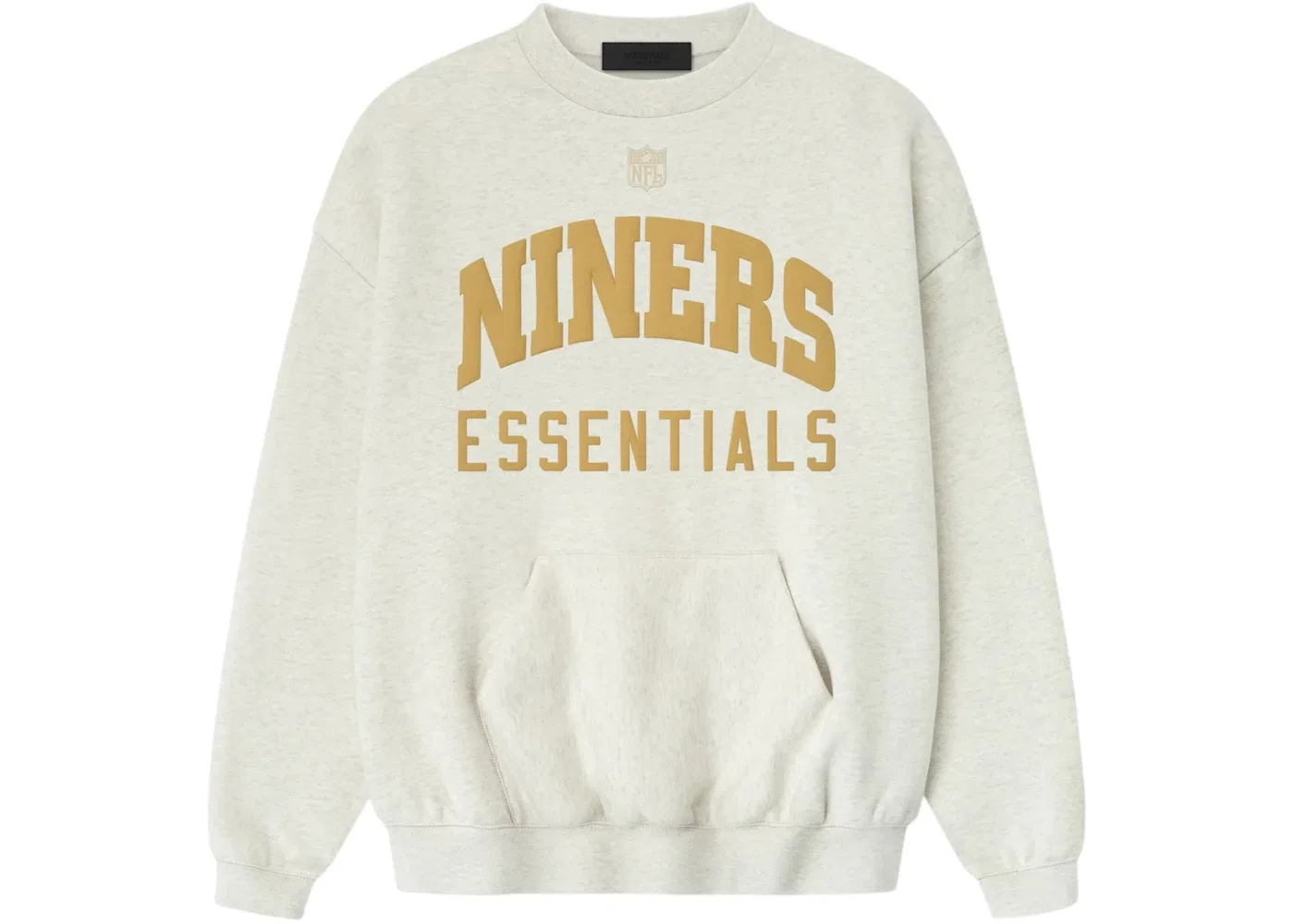 Мужской свитшот с длинным рукавом Fear of God Essentials Forty Niners Sport Crewneck Oatmeal Heather, Oatmeal Heather