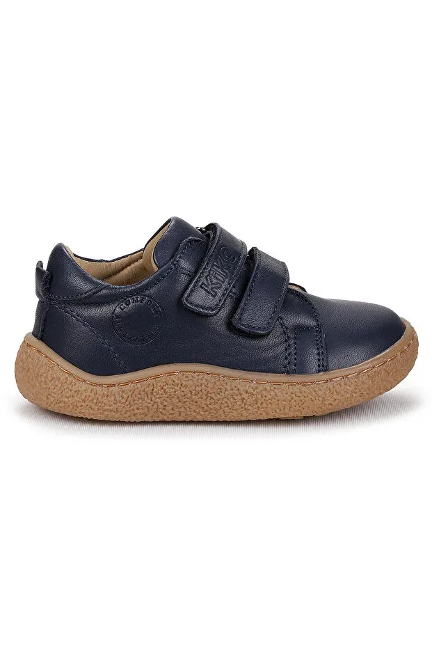 Детские кеды для мальчиков на липучке Kiko Kids, Navy Blue — фото 4