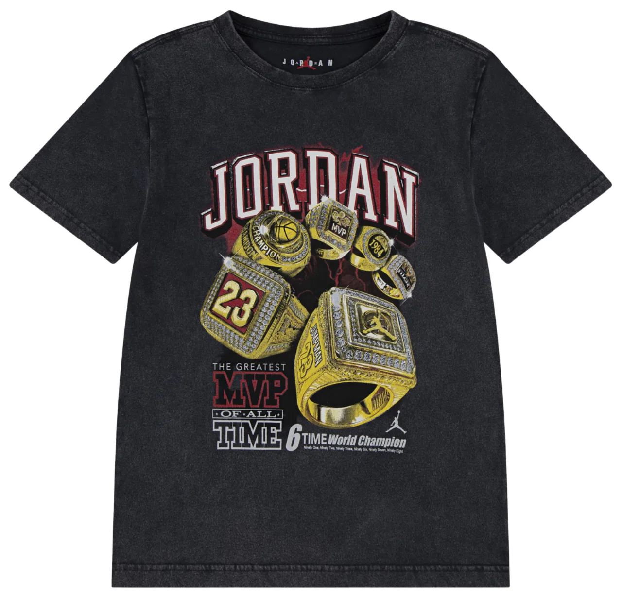 Футболка для мальчиков 6 RINGS Jordan, цвет Multi/Off Noir