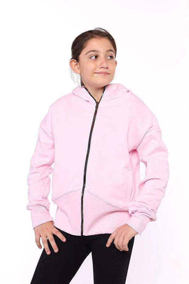 Детский кардиган для девочек хлопковый Toontoy, Light Pink