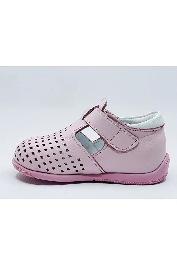 Детские туфли для девочек кожаные Ridente, Pink — фото 3