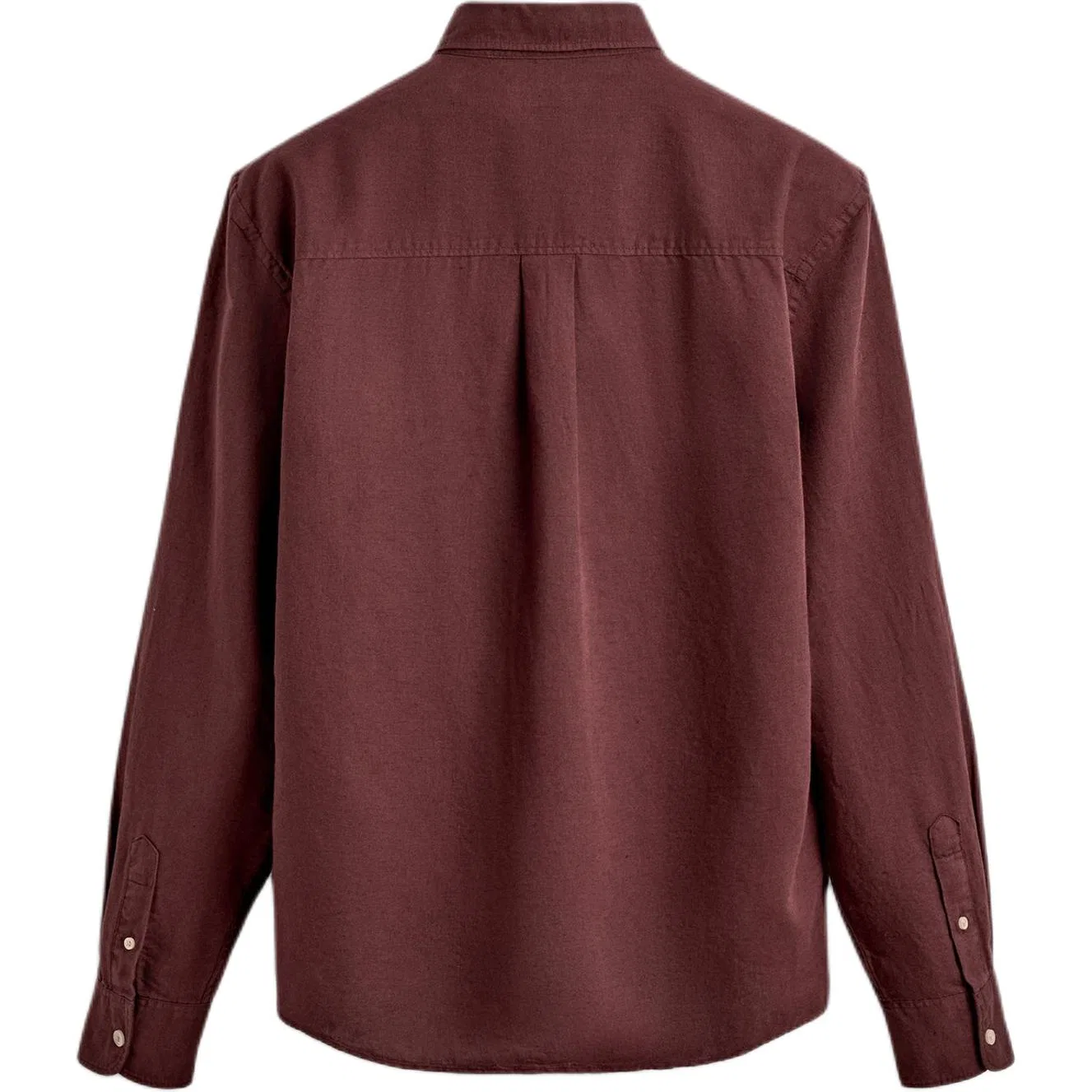 Мужская рубашка с лацканами Burgundy Lapel Moderate ZARA, Burgundy — фото 3