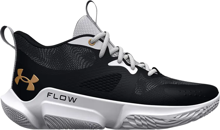 Кроссовки Under Armour Wmns Flow Breakthru 3 Black White Gold, черный