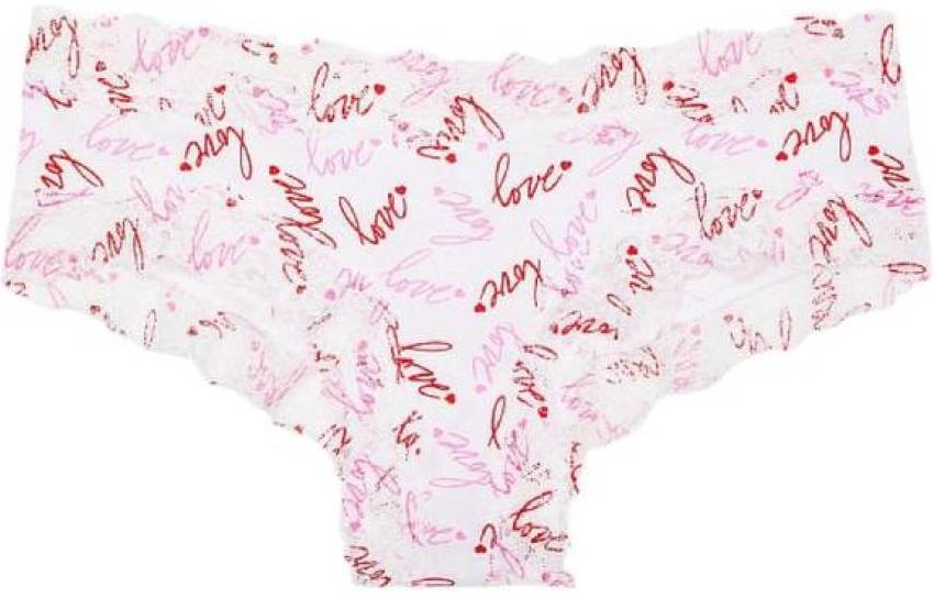 

Victoria's Secret Женские стринги 1 шт розовые с принтом букв