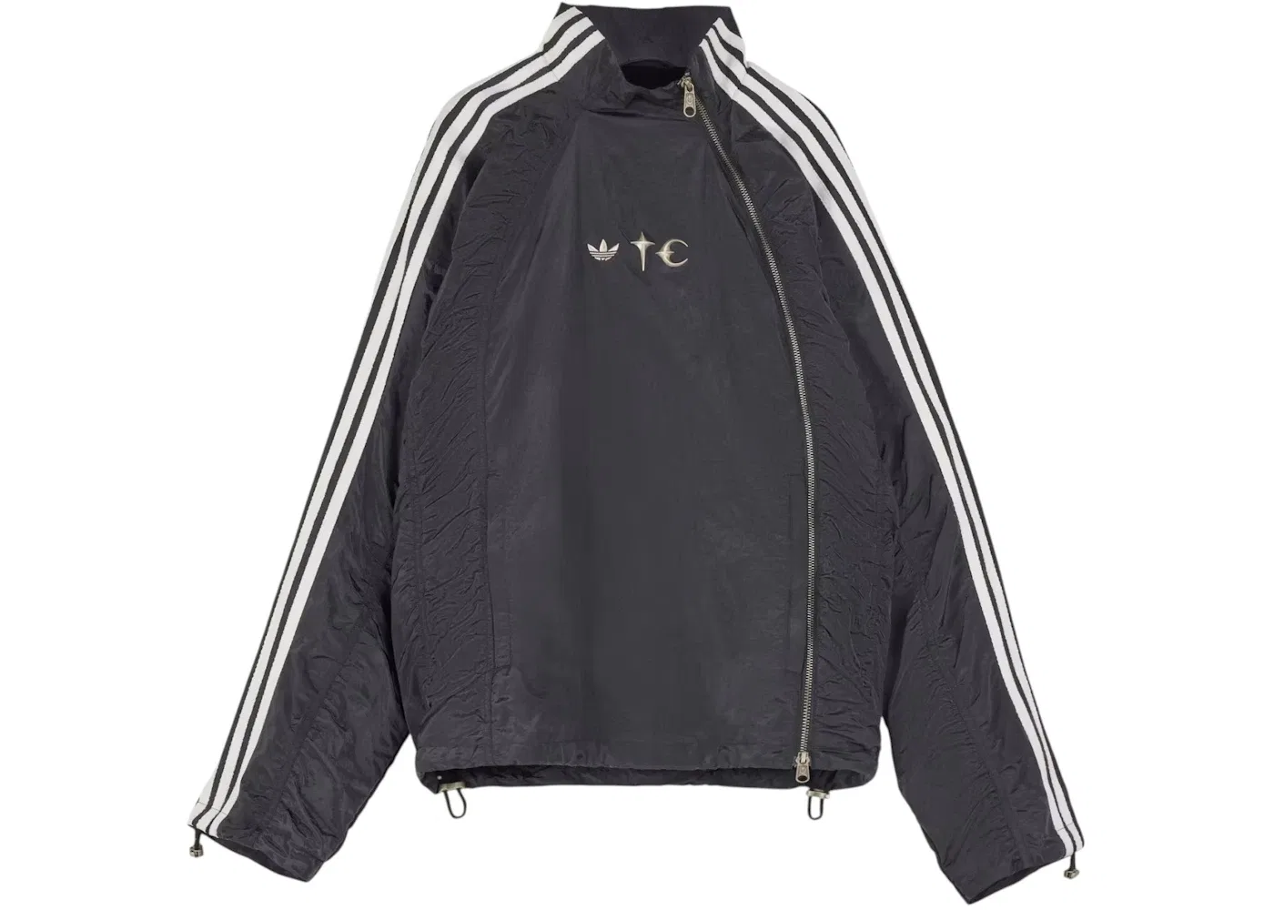 Мужская куртка из коллекции Adidas x Thug Club, Black/Silver Metallic