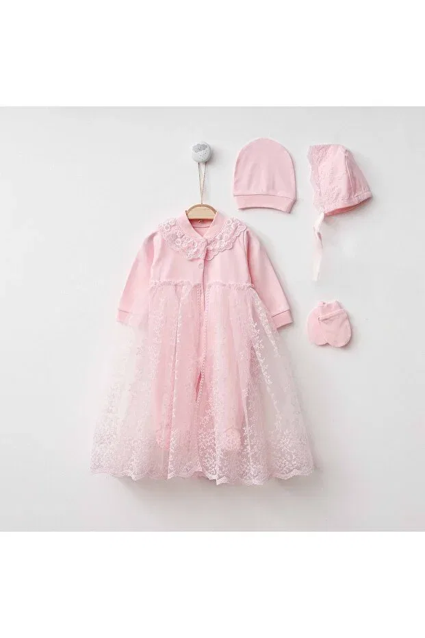 Детский комплект для девочек хлопковый Mevlud Cotton Lora Minimus, Pink