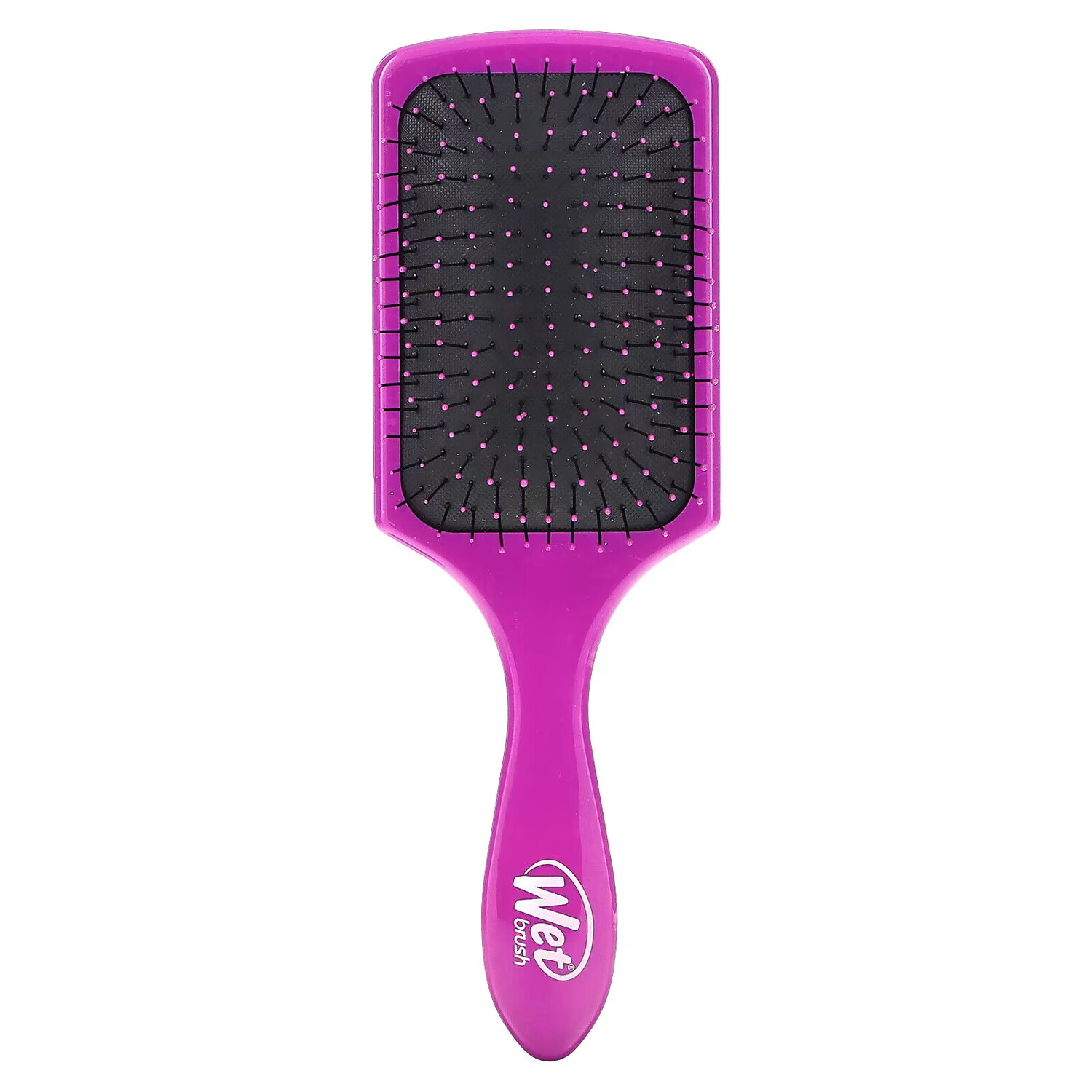 

Wet Brush, Paddle Detangler Brush, щетка для легкого расчесывания, пурпурный, 1 шт.