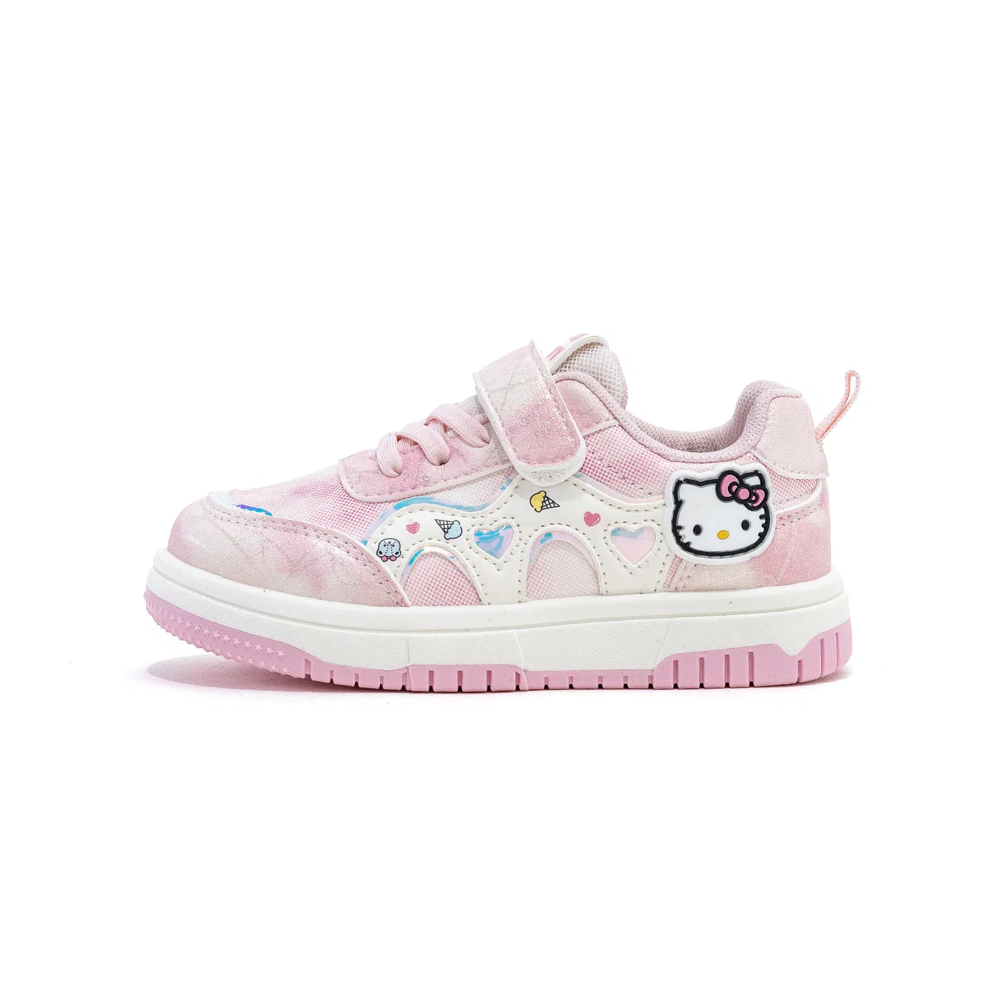Детские кроссовки для скейтбординга с принтом Hello Kitty Sanrio, Pink