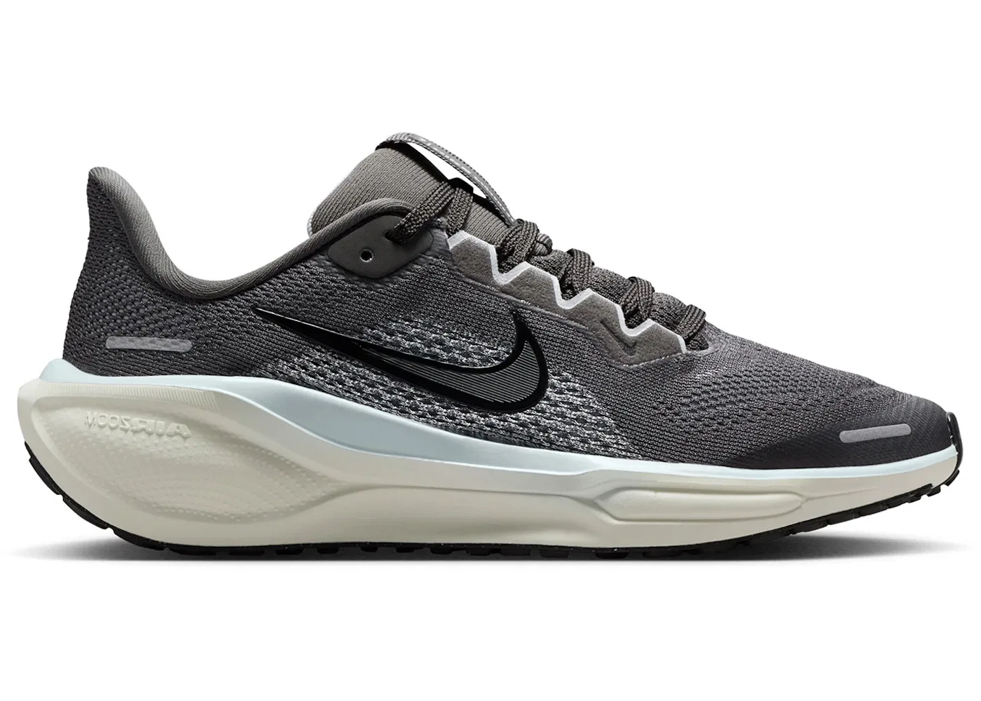 Детские кроссовки с амортизацией Nike Air Zoom Pegasus 41 Nike, Medium Ash Pure Platinum Pale Ivory Black
