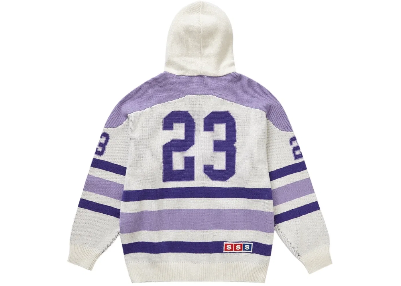 Мужской свитер с молнией Supreme Sweater, White — фото 2