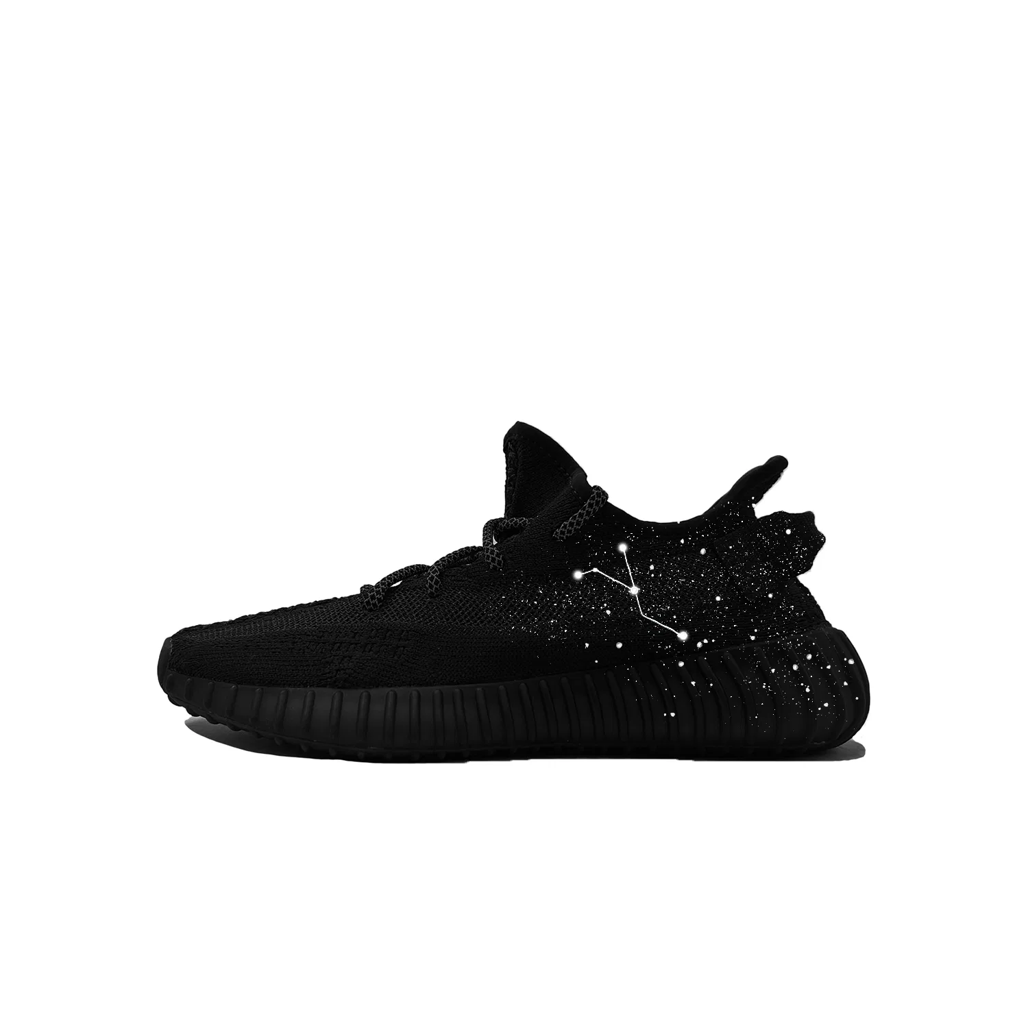 Кроссовки детские с дизайном "Звездная карта" Adidas Originals, Black Silver — фото 3