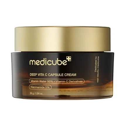 Крем для лица осветляющий и укрепляющий Medicube Deep Vita C Capsule Cream, 55 г