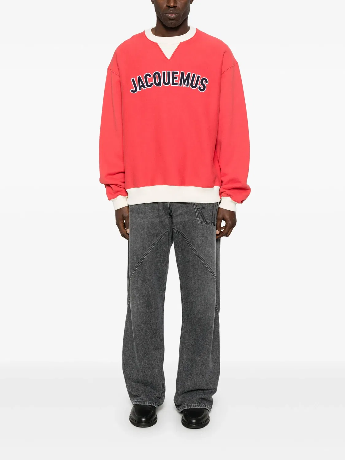 Jacquemus Толстовка Le Sweatshirt Красная — фото 2