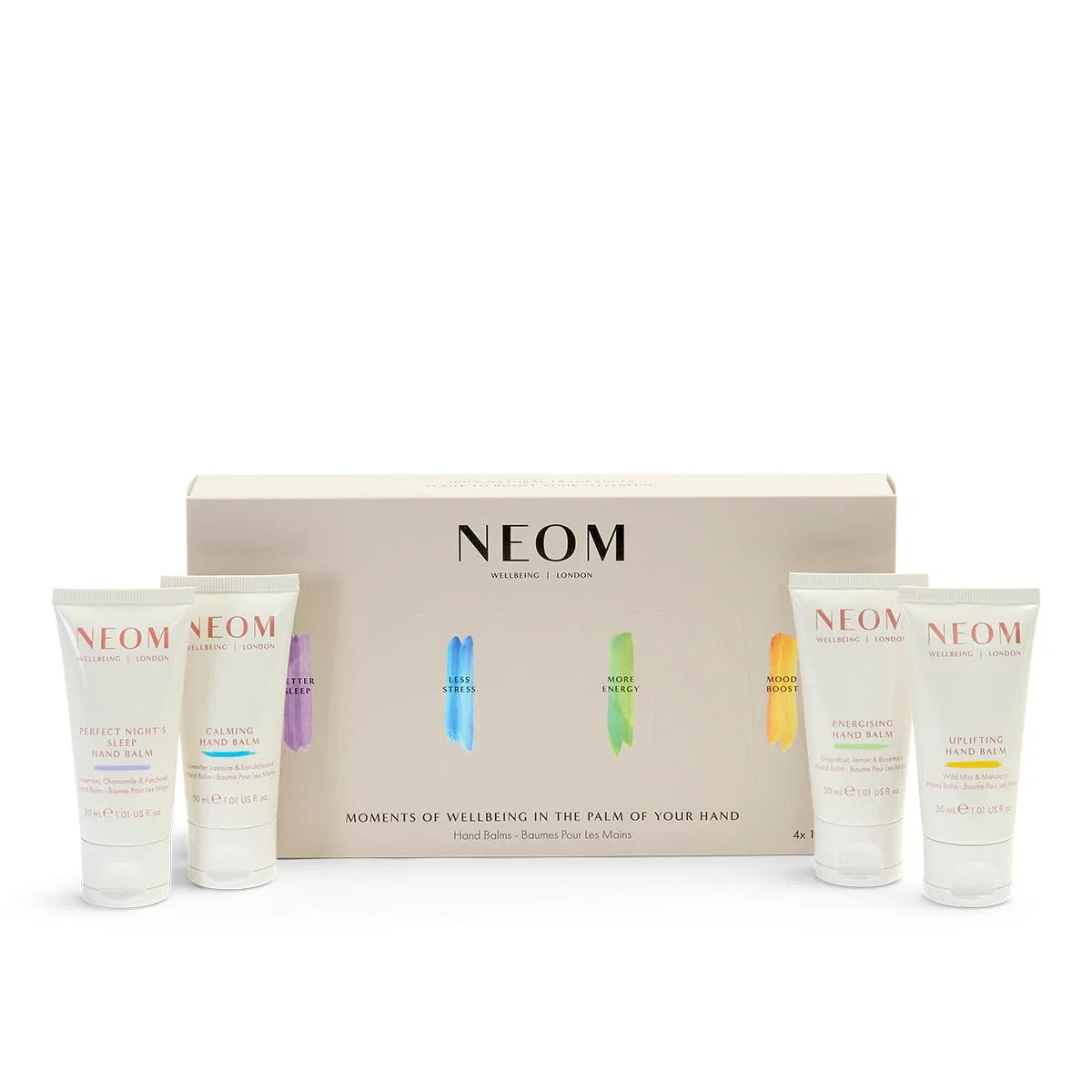 Набор кремов для рук Hand Balm Collection Neom, 4 x 30 мл, Лаванда