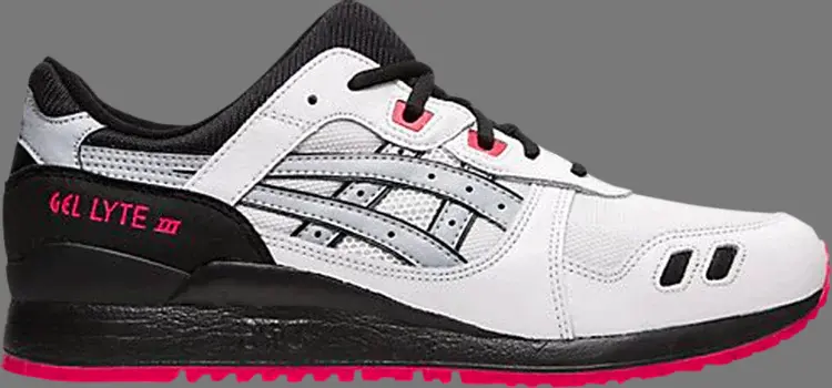 

Кроссовки gel lyte 3 'white piedmont grey' Asics, белый