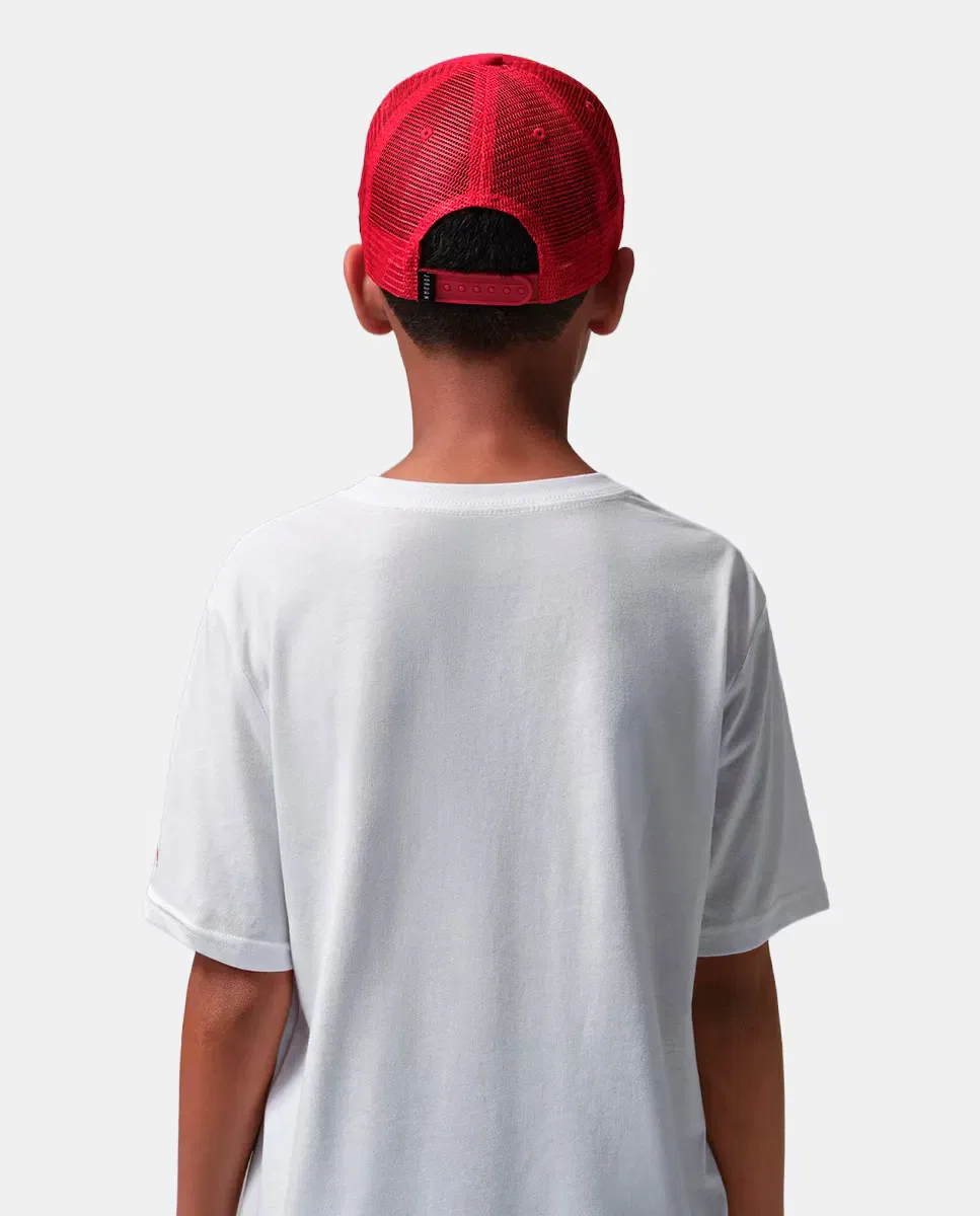 Детская футболка для мальчиков с принтом Jdb Jumpman Grid Blur Jordan, Blanco — фото 2
