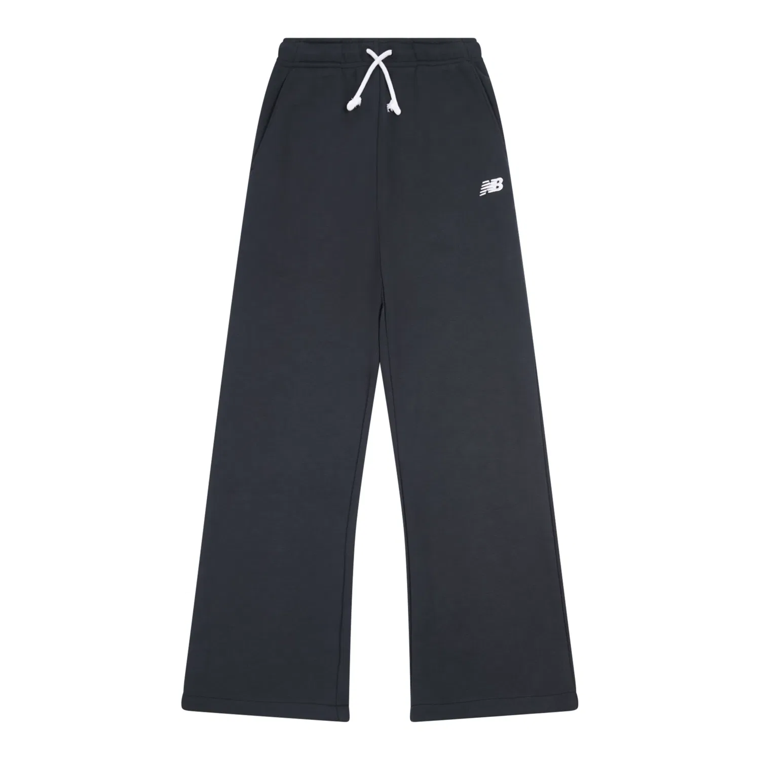 Детские брюки с широкими штанинами и логотипом Brush Back Small Logo New Balance, Black