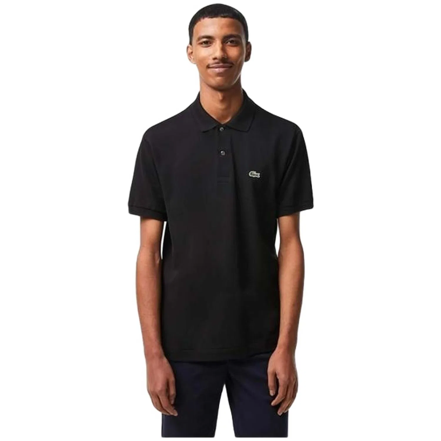 Мужское поло с коротким рукавом L121200031 Lacoste, Schwarz