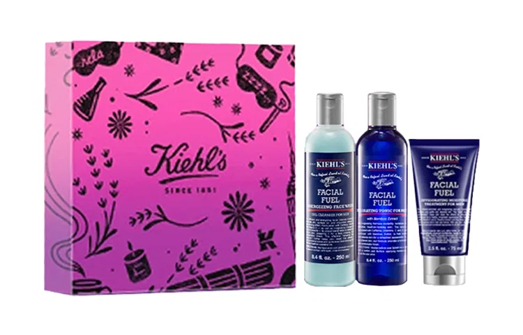 Мужской набор для ухода за кожей Kiehl's, Cleanser 250ml+Toner 250ml+Lotion 75ml — фото 3