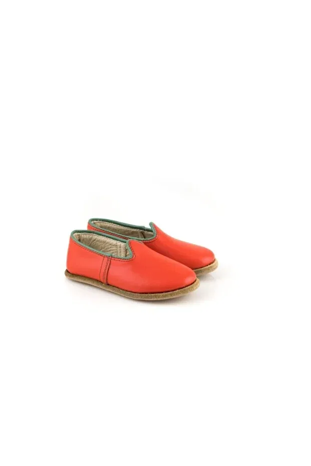 Детские туфли для мальчиков кожаные Aintap, Red
