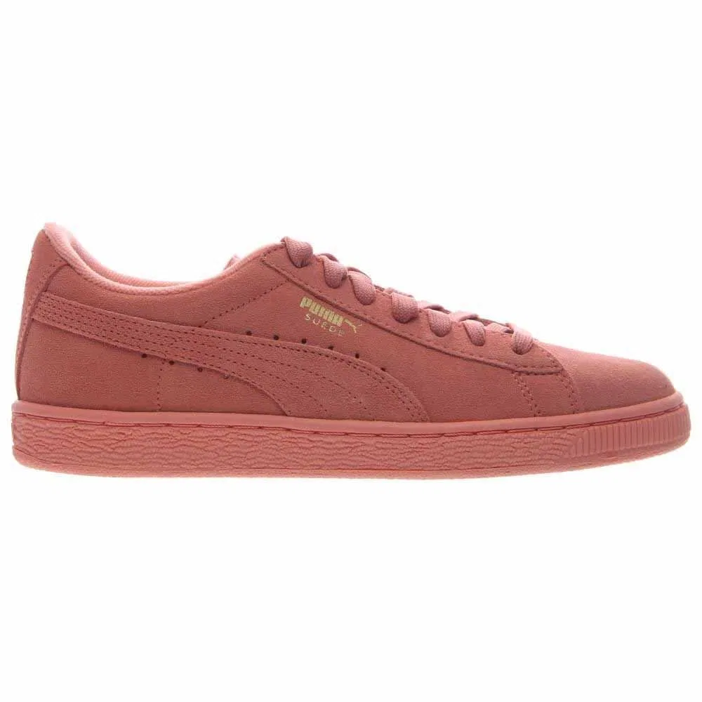Детские кроссовки для девочек на шнуровке Classic Suede + PUMA, Desert Flower — фото 3