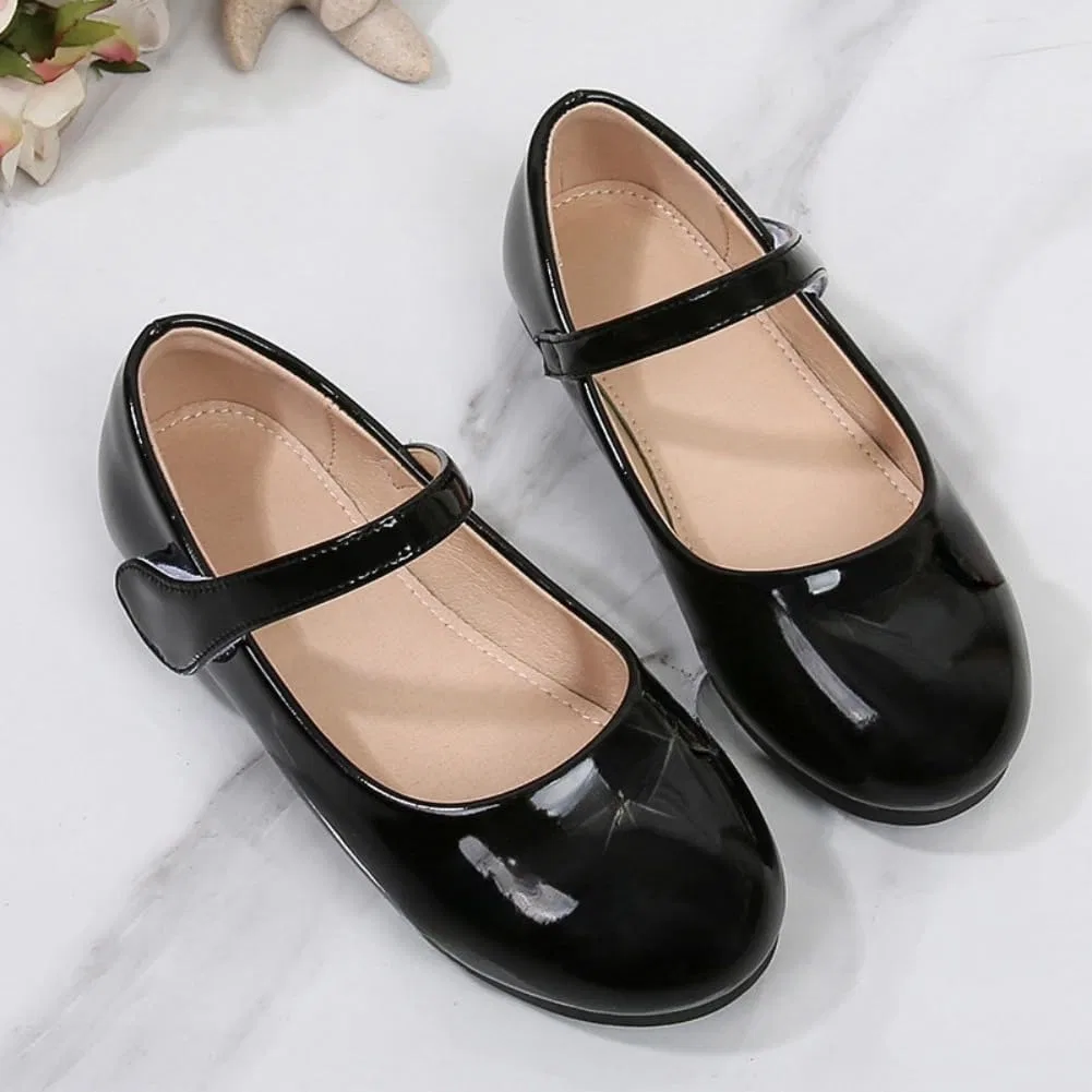 Детские балетки для девочек Mary Jane Ballet Flats JGKDTX, Black — фото 3