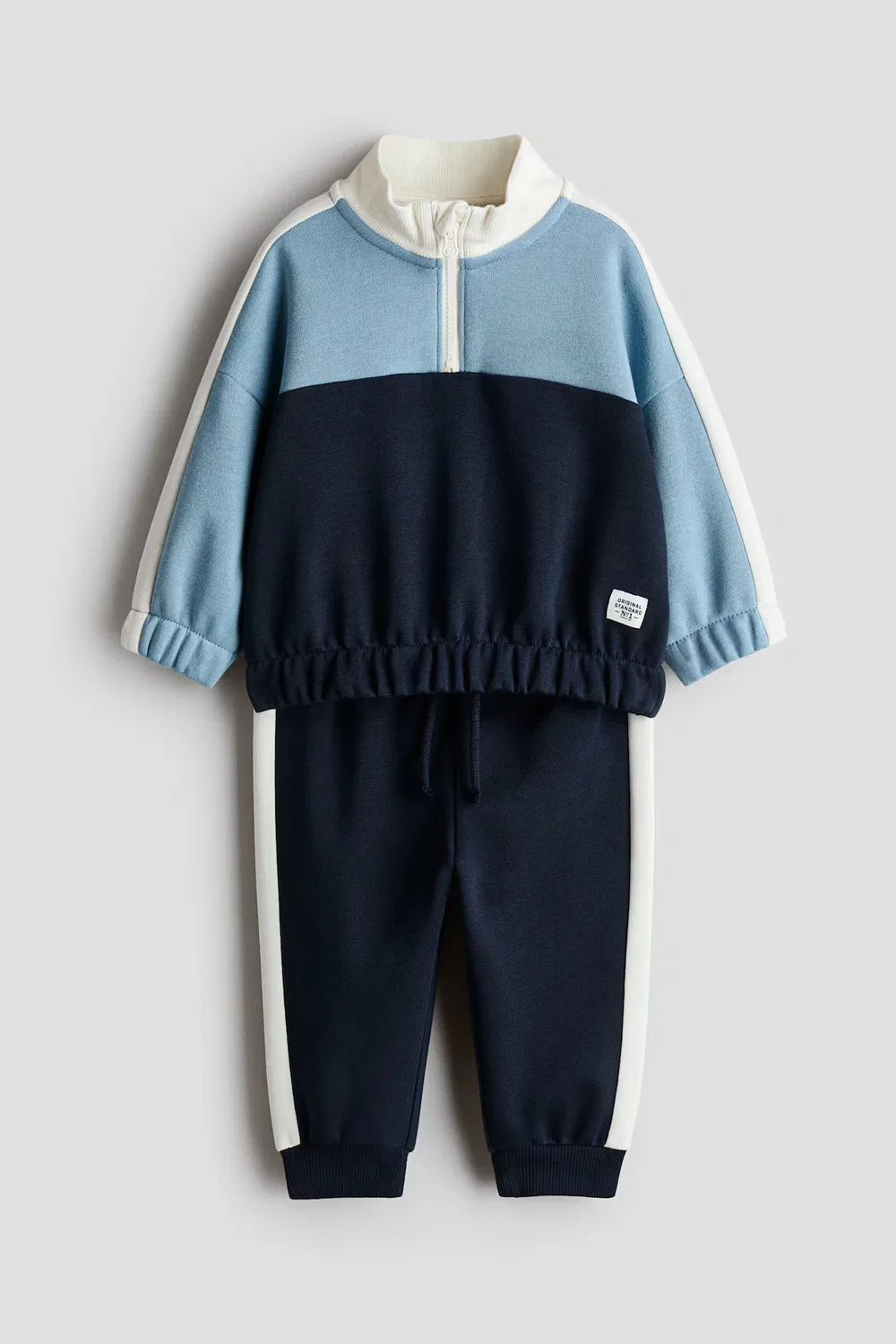 Комплект из 2 предметов из мягкого флиса H&M, Marineblau/Colourblocking