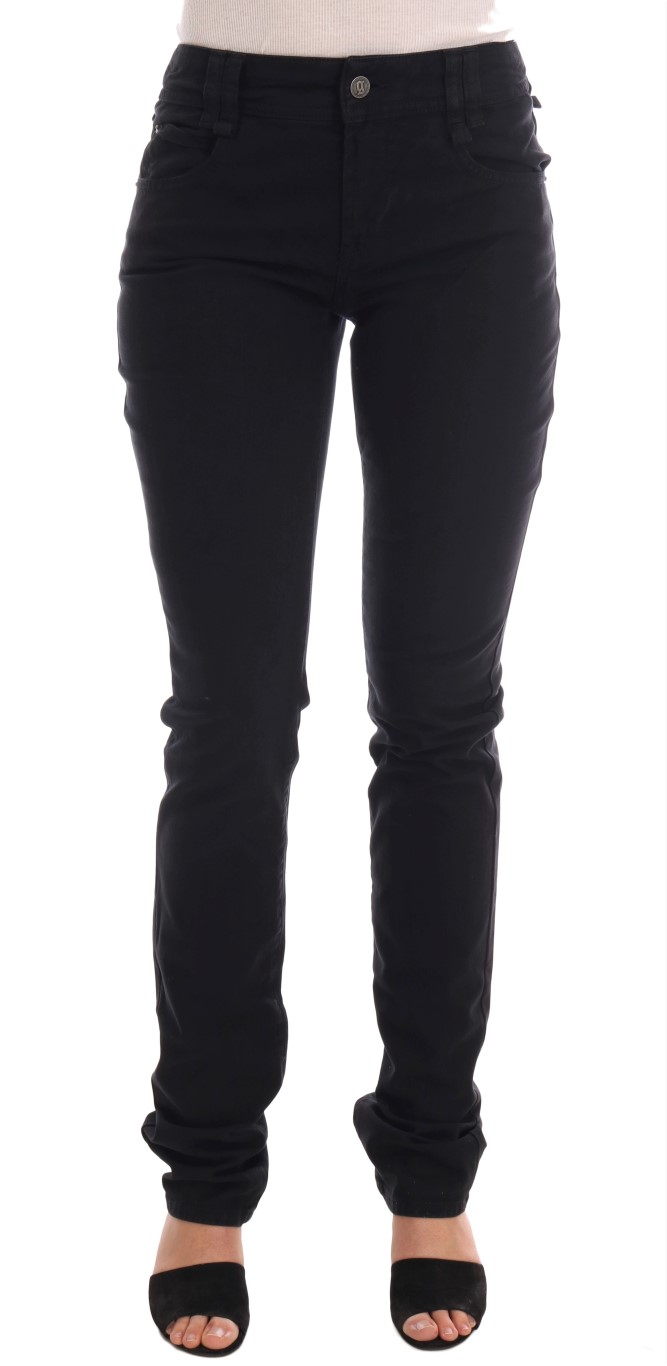 

Шикарные черные джинсы Regular Fit Denim John Galliano, черный