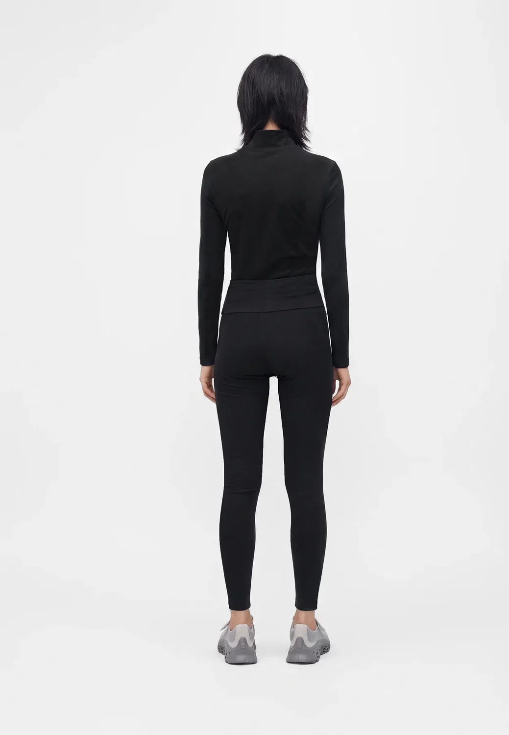 Основные вещи: леггинсы с высокой талией, брюки Adidas Originals, Black — фото 3