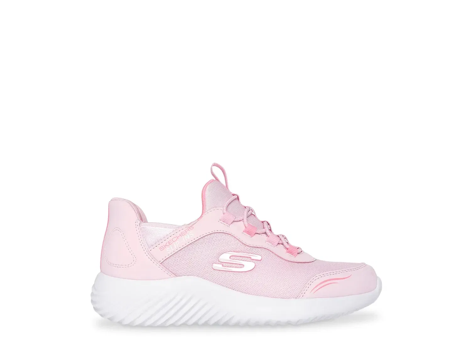 Кроссовки slip-on Skechers Bounder для девочек, Light Pink — фото 3