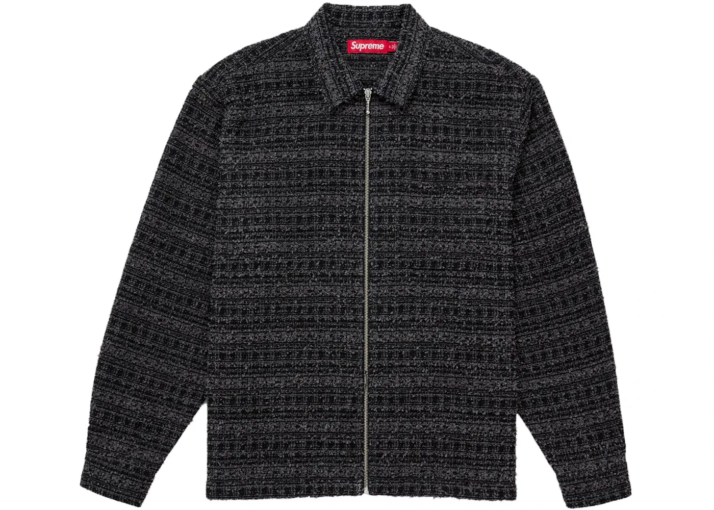 Мужская рубашка из букле Supreme Shirt (SS26), Black