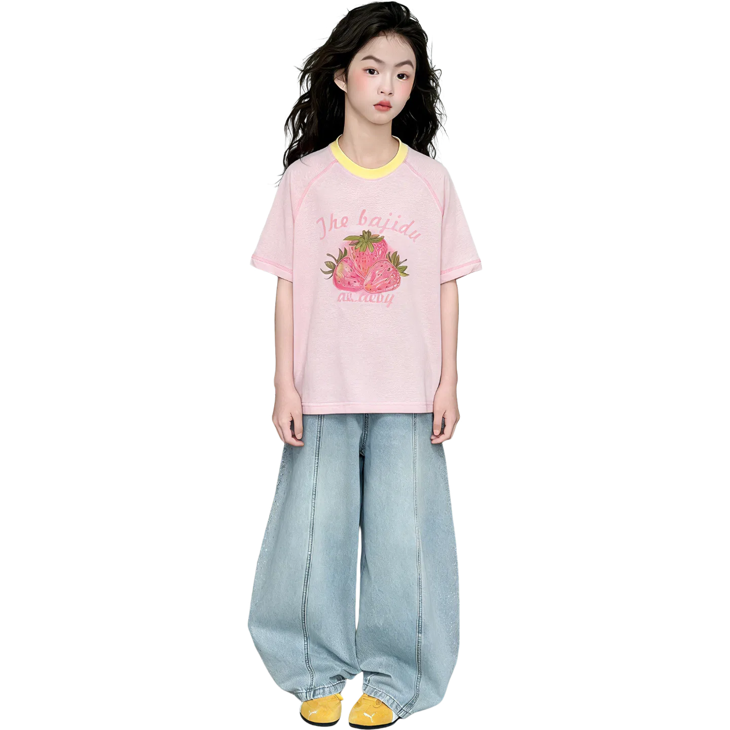 Детский комплект футболка и шорты с коротким рукавом Lanza, Pink