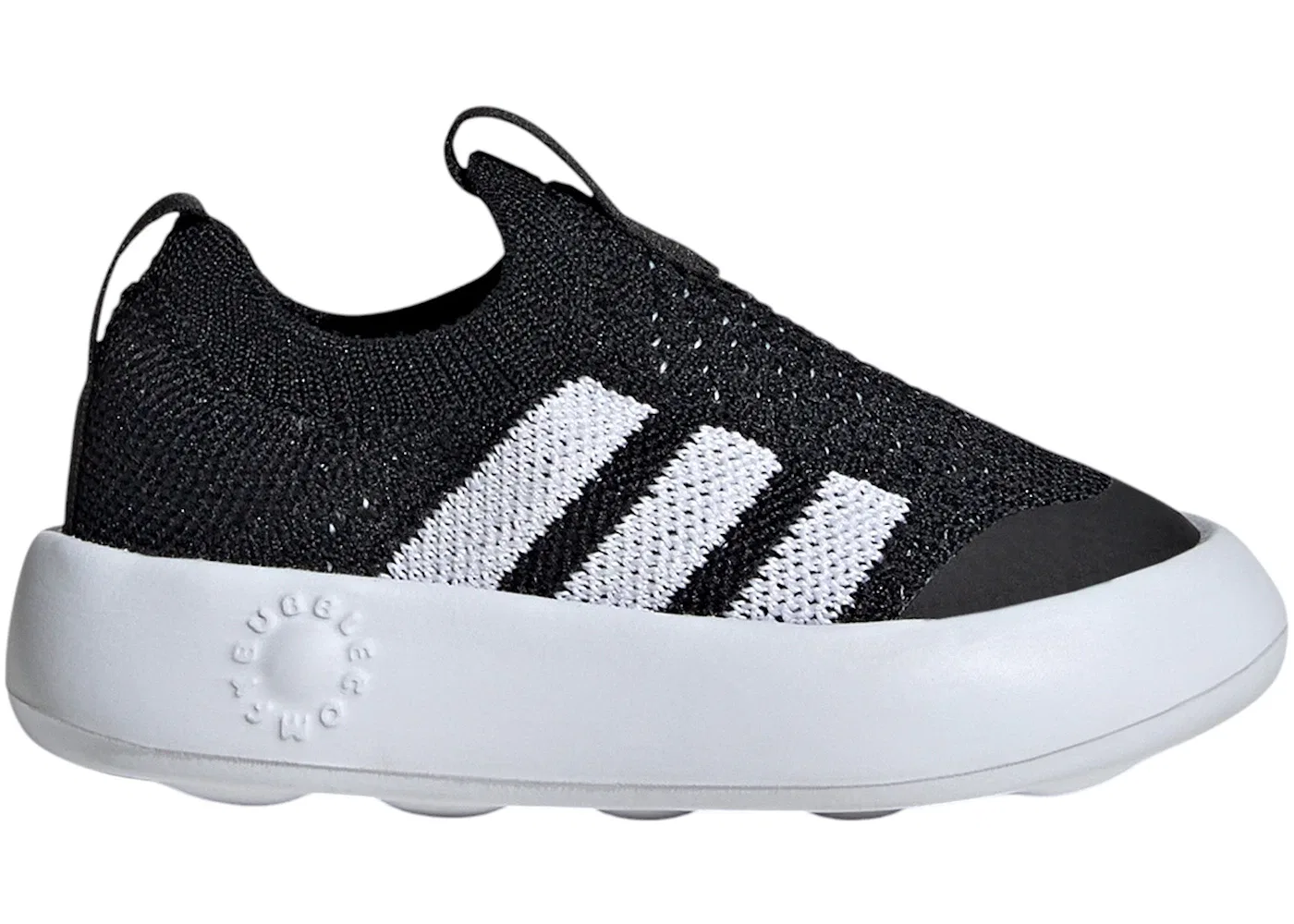 Детские кроссовки Lifestyle с амортизацией Bubblecomfy Adidas, Core Black/Cloud White/Core Black