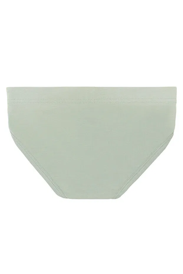 Детские трусы для мальчиков хлопковые Gots Certified Organic Cotton Boys Slip Underpants - Elastic Waist, Vegan Albero Natur, Eisberg Green — фото 3
