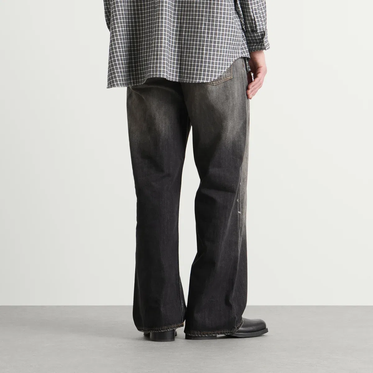 Джинсы свободного кроя 1981 Acne Studios, Black — фото 3