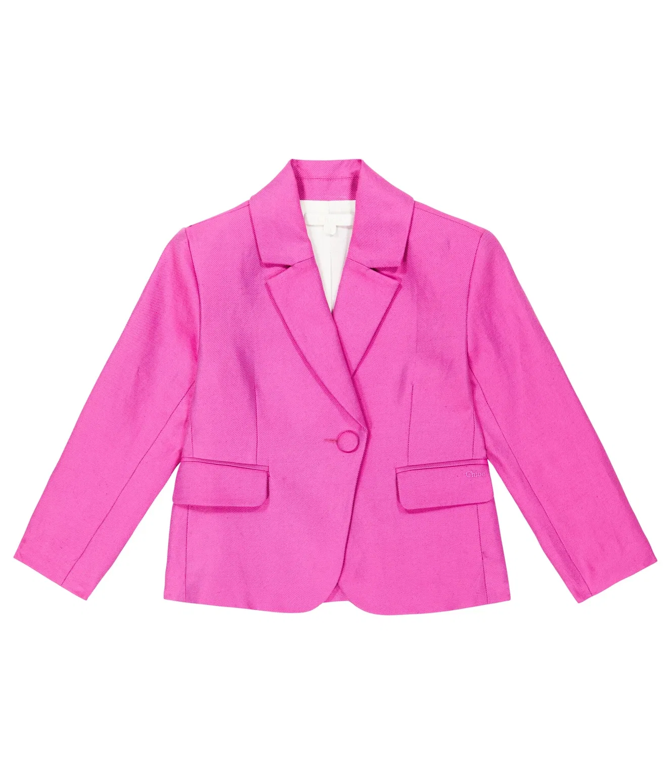 Легкая куртка льняная Chloé Kids, розовый
