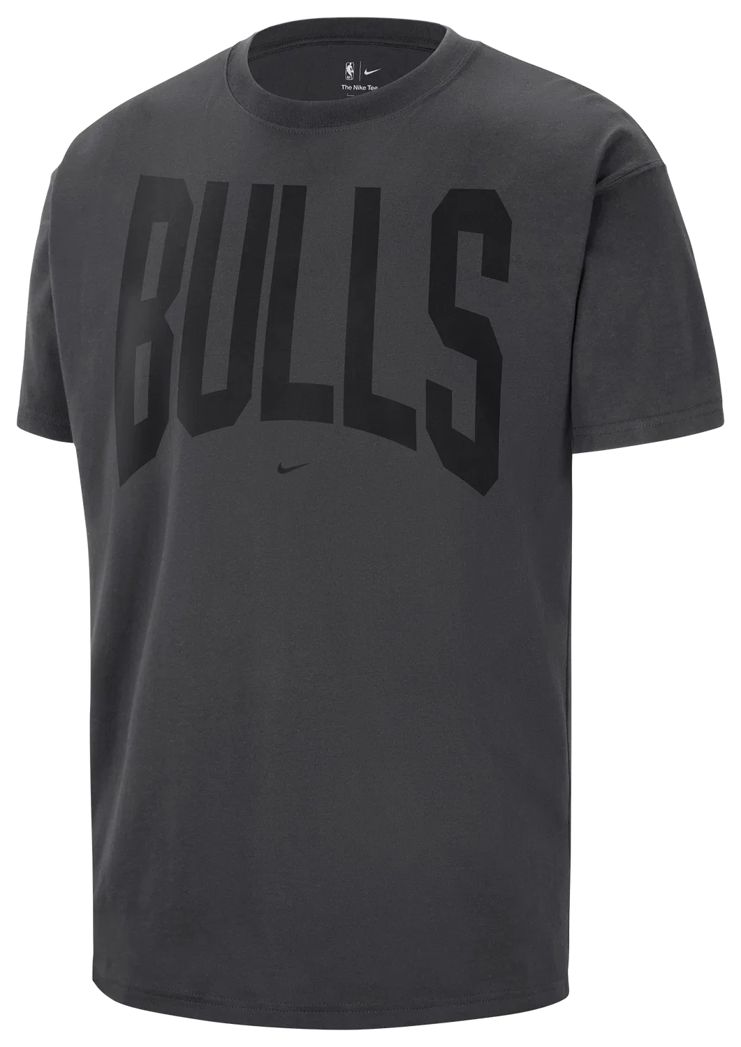 Мужская футболка из хлопка с командной графикой Bulls Travel T-Shirt Nike, серый — фото 3