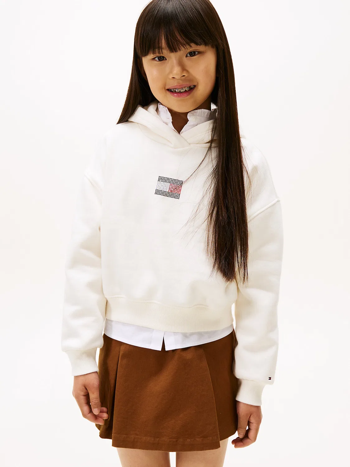 Толстовка Tommy Hilfiger белого цвета — фото 2