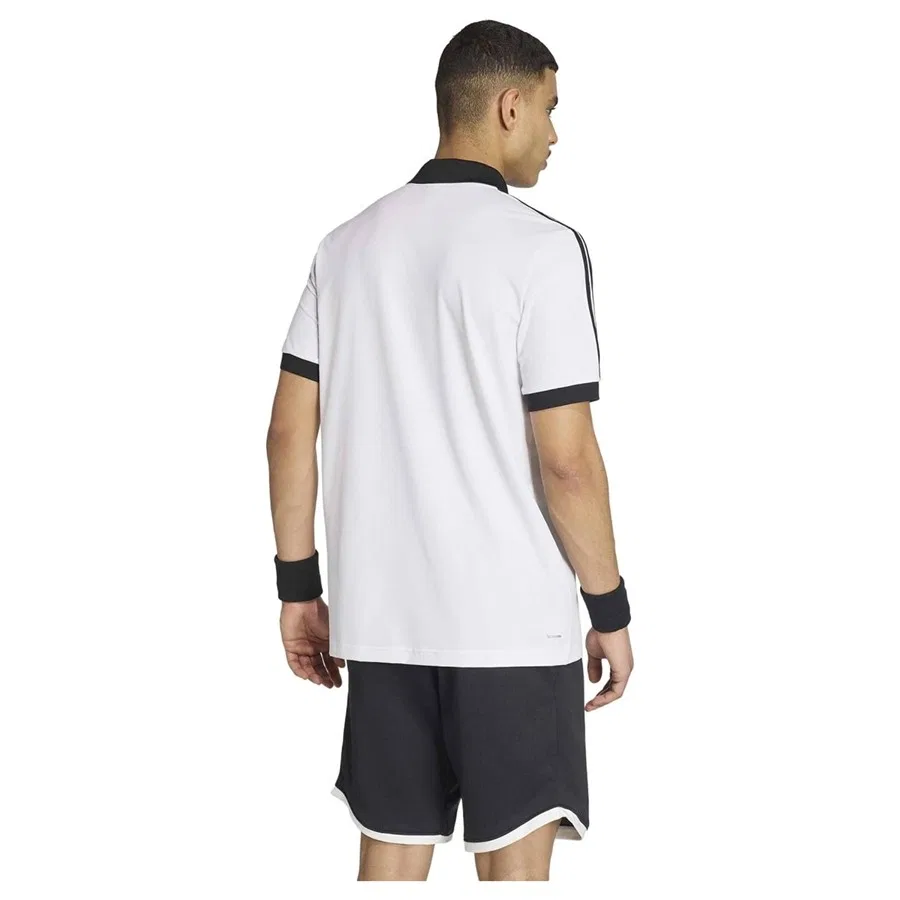 Мужская футболка-поло с технологией Climacool Classıcs Polo adidas, Белый — фото 3