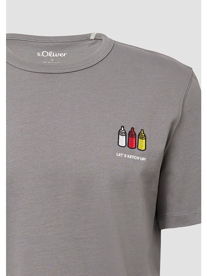 

Футболка s.Oliver, серый