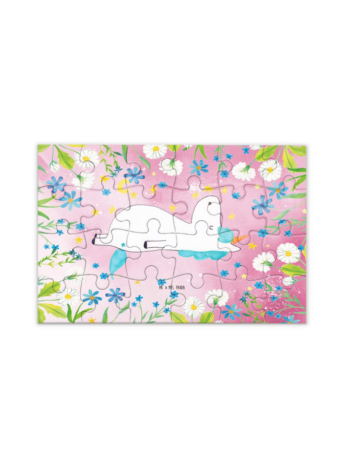 

Mr. & Mrs. Panda Головоломка «Единорог, Звездное небо» без слов, пастельно-красный цвет