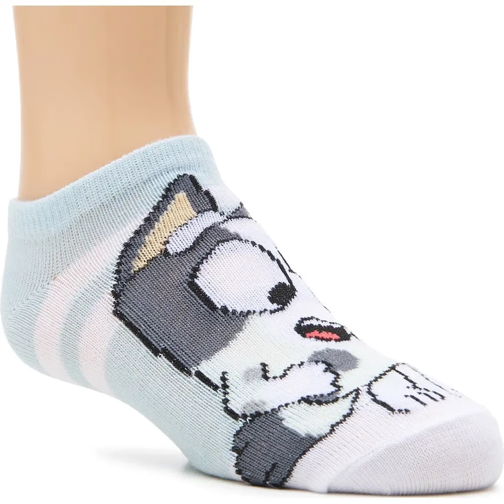 Набор из 6 детских синих носков до щиколотки Bluey, Bluey Assorted — фото 2