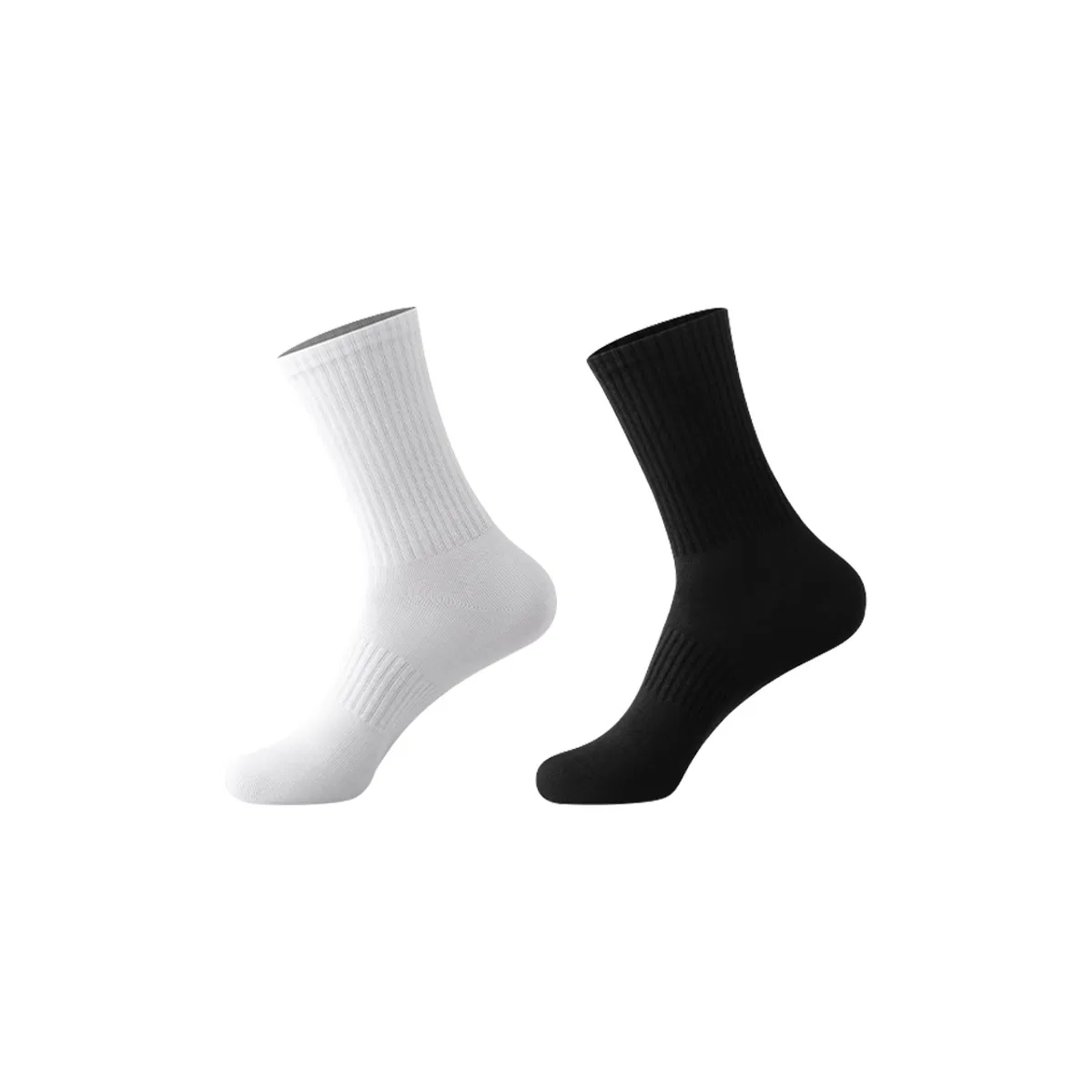 Детские гольфы с принтом [2 Pack] White Black MIIOW