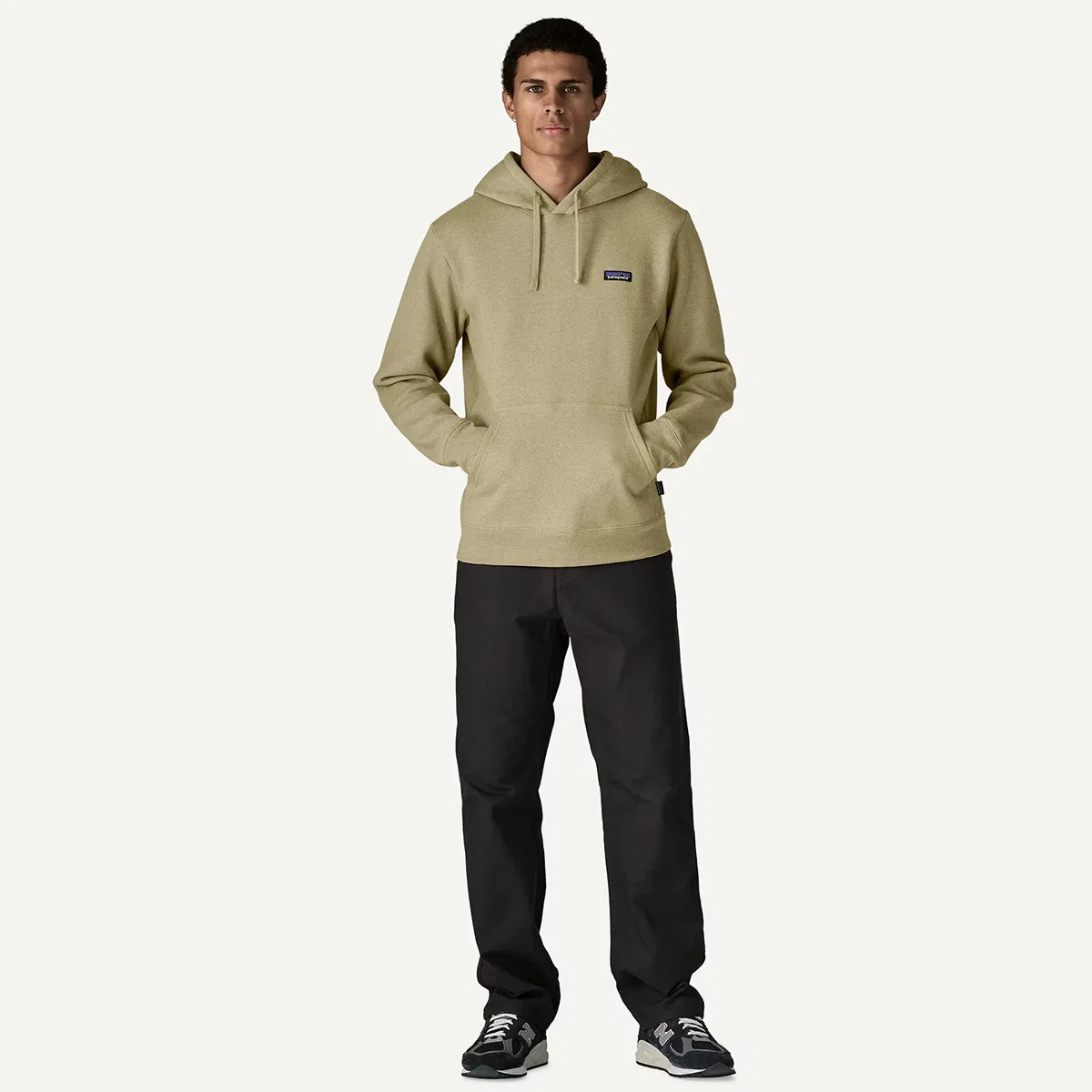 Мужской свитшот с принтом P-6 Label Uprisal Hoodie Patagonia, Shore Blue — фото 3