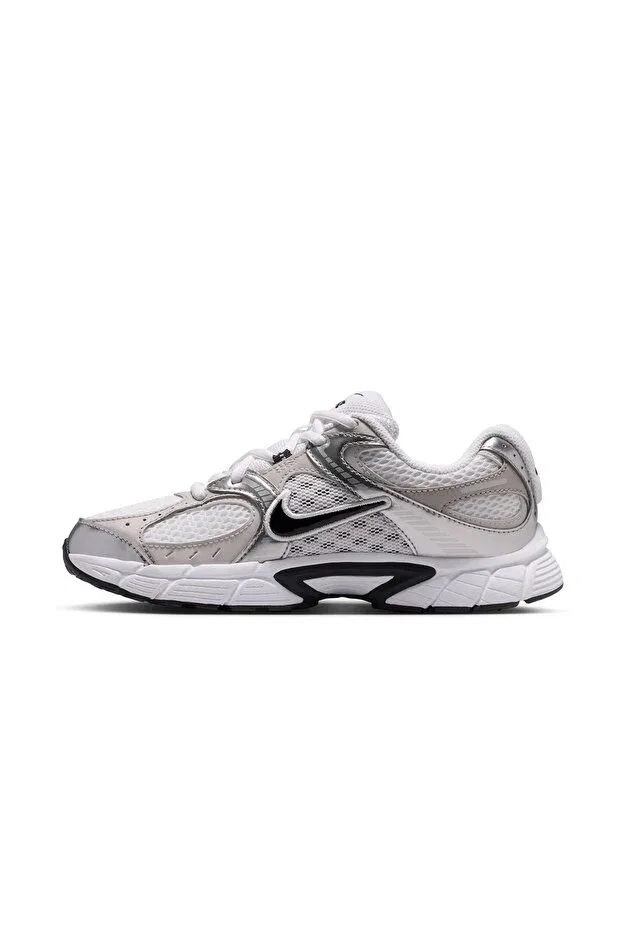 Детские кроссовки для девочек с коротким каблуком V5 rnr GS Nike, Gray White — фото 2