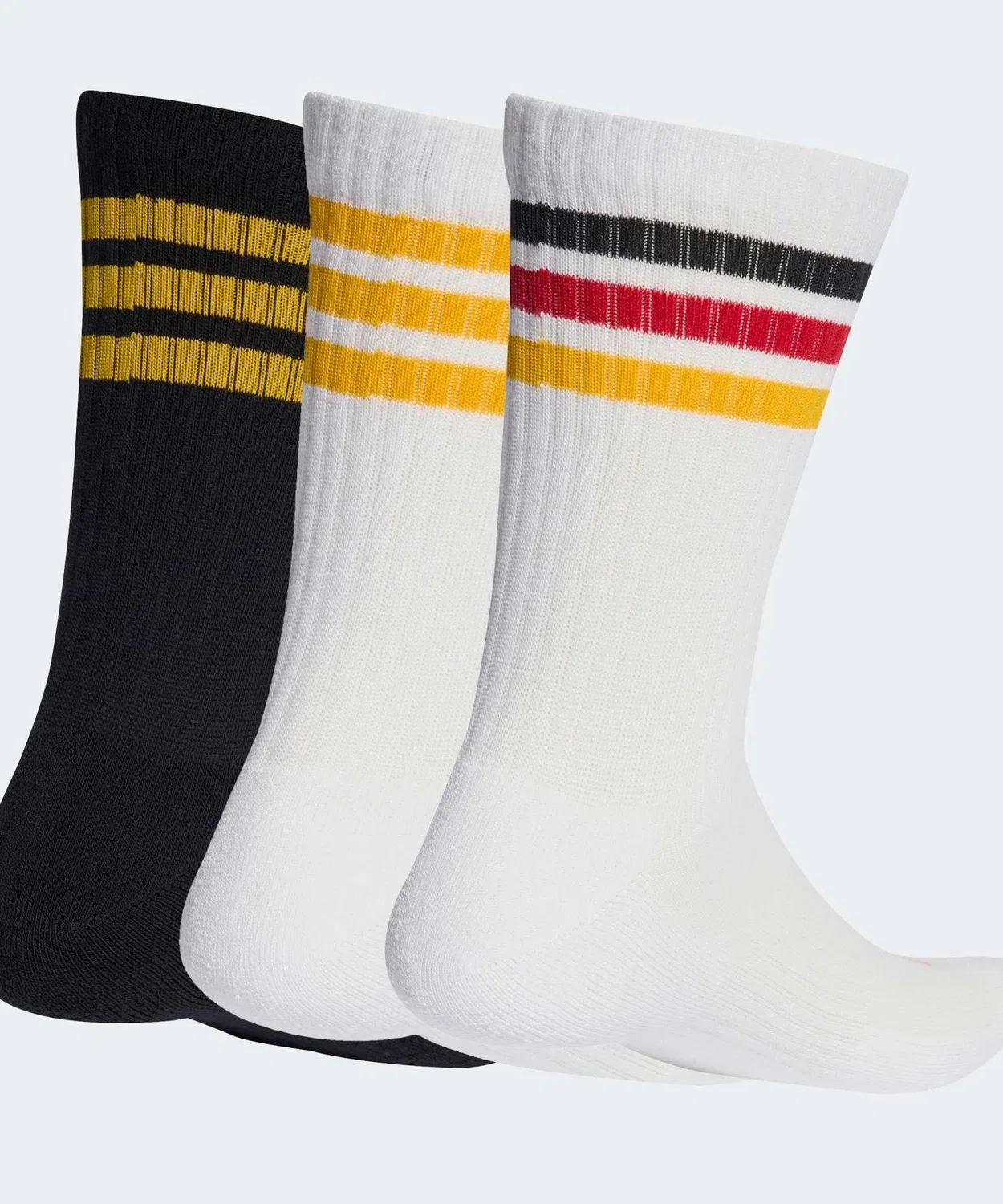 Мужские носки с компрессионным эффектом, комплект из 3 пар Adidas, White — фото 2