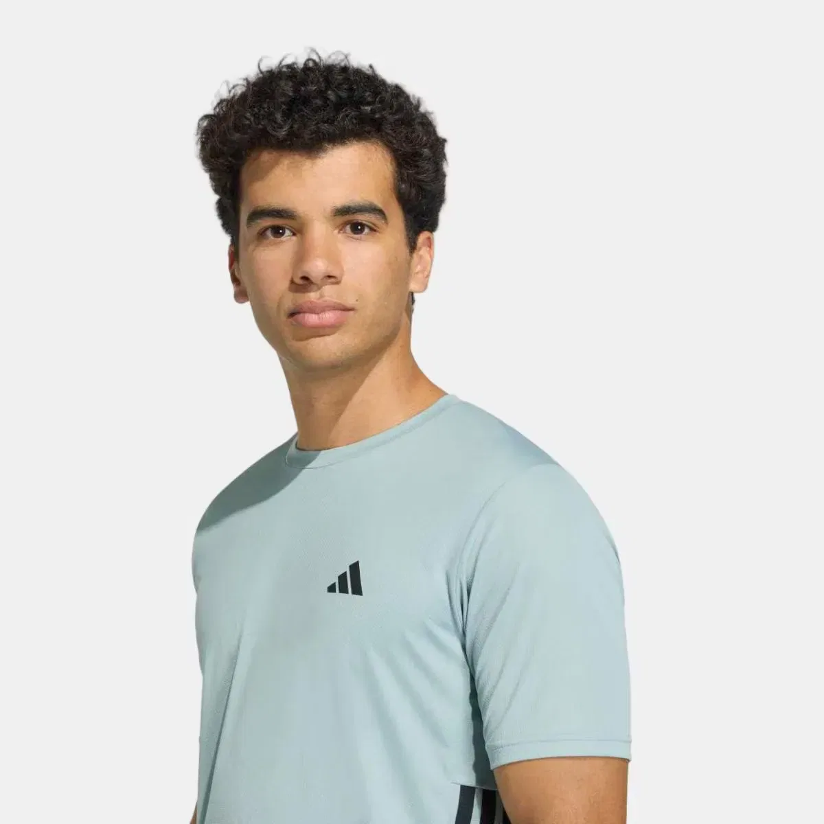 Мужская футболка с длинным рукавом Essentials Base adidas, Verde — фото 4
