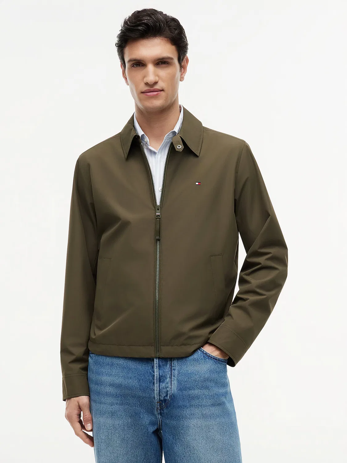 Куртка Tommy Hilfiger Inter-Season Jacket Ivy, зеленый — фото 2
