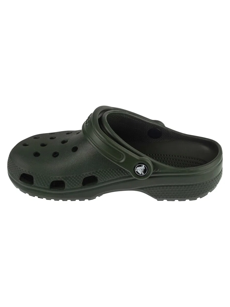Сандалии Crocs 'Crocs Classic Clog Kids' зеленого цвета — фото 2