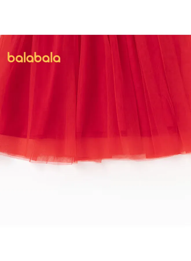 Комплект платьев для девочки трикотажное с сеткой 25111008 Balabala — фото 3